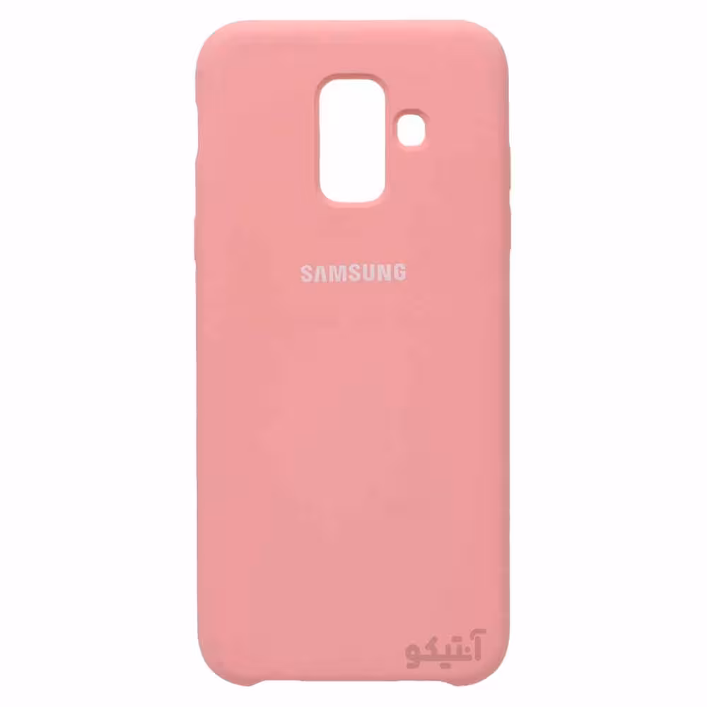 قاب سیلیکونی پاک کنی اورجینال زیر باز مناسب برای Samsung A6-صورتی