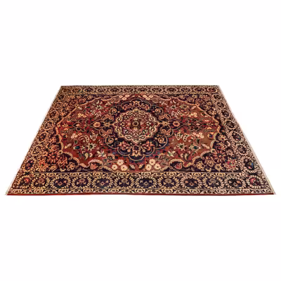 فرش دستبافت شش و نیم متری مدل بختیار کد 49.812