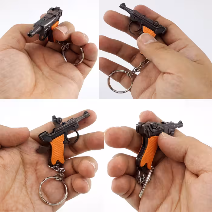 جاکلیدی دنیای سرگرمی های کمیاب مدل تفنگ مینیاتوری کد 2005uz