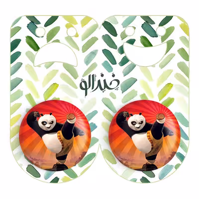 پیکسل خندالو مدل پاندا کونگ فو کار کد 1379 به همراه مگنت