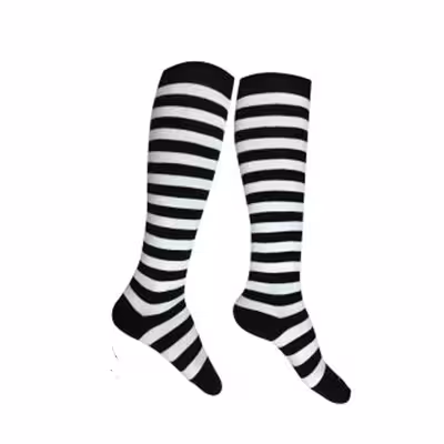 جوراب ساق بلند مدل راه راه As1122