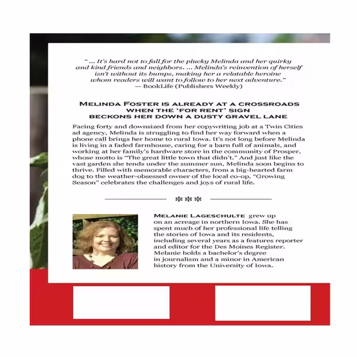 کتاب Growing Season اثر Melanie Lageschulte انتشارات نبض دانش