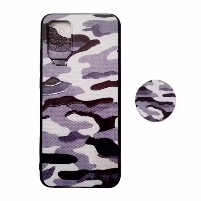 کاور طرح آبرنگی مدل a03s مناسب برای گوشی موبایل سامسونگ Galaxy A03S / A02S / M02S به همراه پاپ سوکت