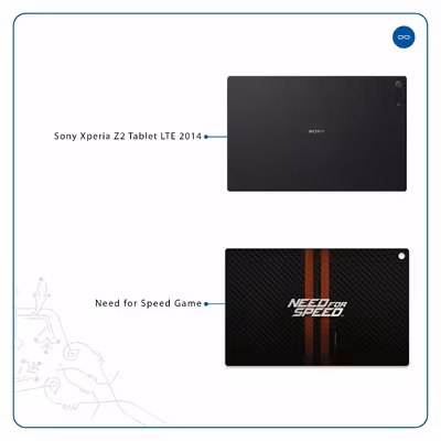 برچسب پوششی ماهوت مدل Need-for-Speed-Game مناسب برای تبلت سونی Xperia Z2 Tablet LTE 2014