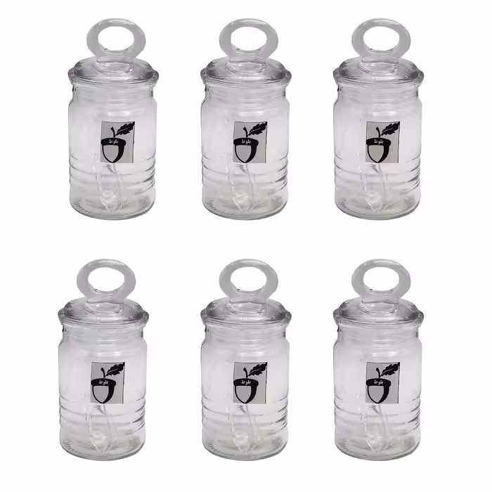 ست جای ادویه 6 پارچه مدل بلوط کد YP-200ML