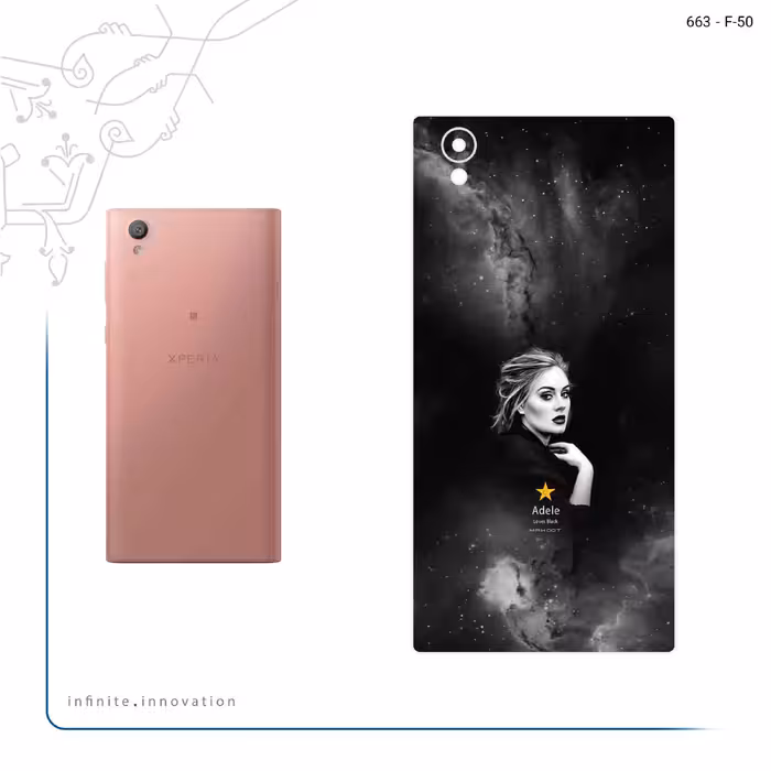 برچسب پوششی ماهوت مدل Adele مناسب برای گوشی موبایل سونی Xperia L1