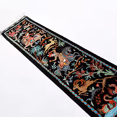 فرش دستبافت نیم متری کد C006