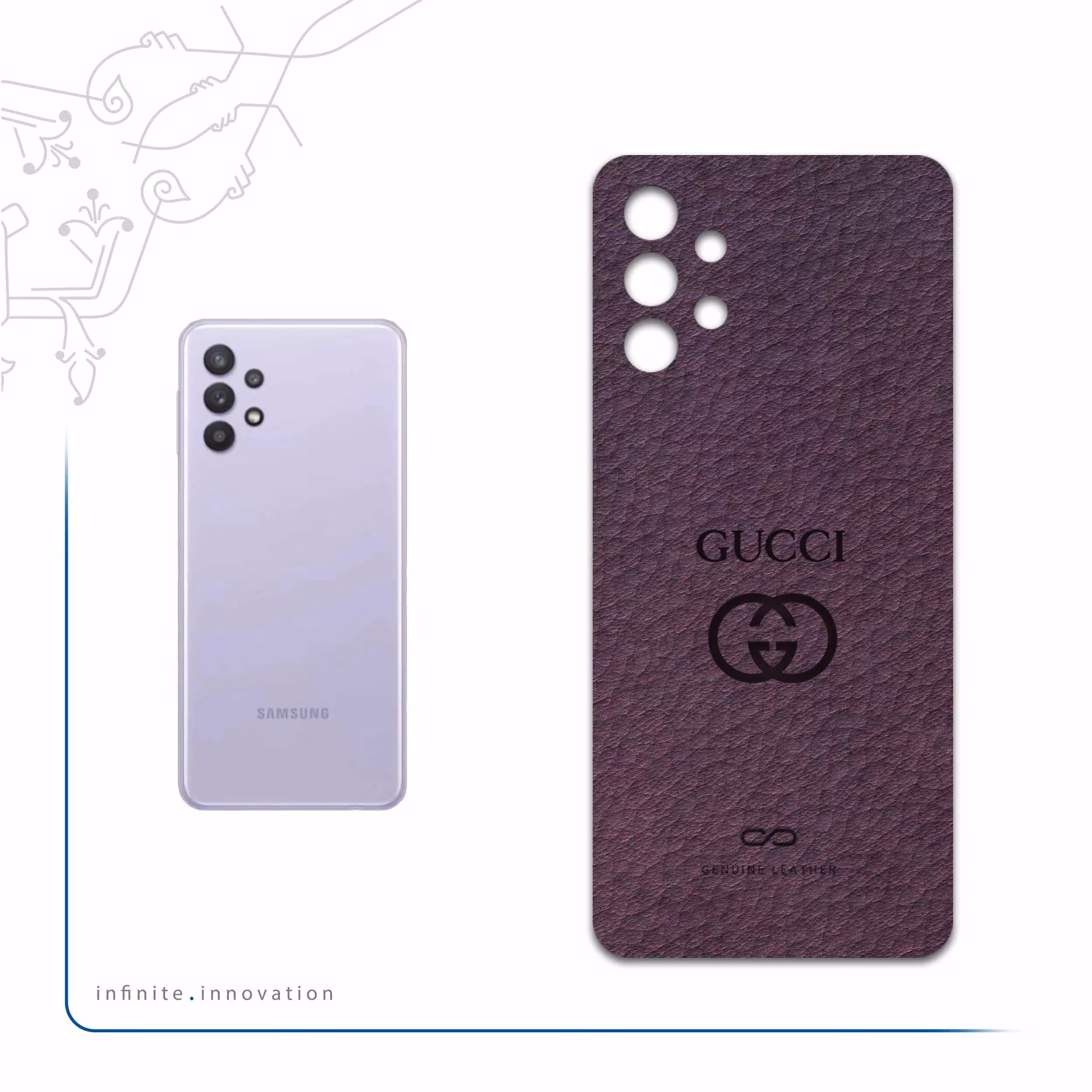 برچسب پوششی ماهوت مدل PL-GCC مناسب برای گوشی موبایل سامسونگ Galaxy A32