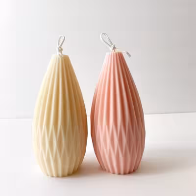 قالب شمع مدل خمره ای شیاردار