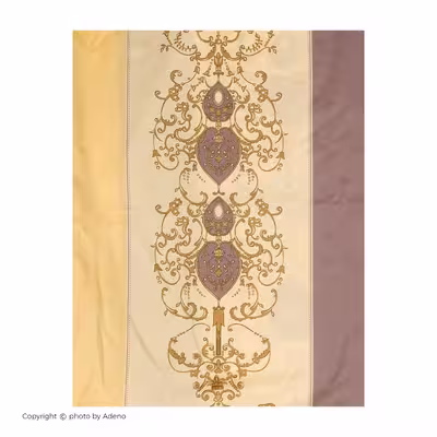ملحفه آدنو مدل درباری کد IR101 دونفره سایز 180x200 سانتی متر