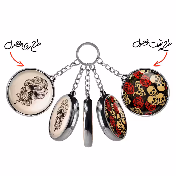 جاکلیدی خندالو طرح اسکلت مدل دوطرفه کد 11491155