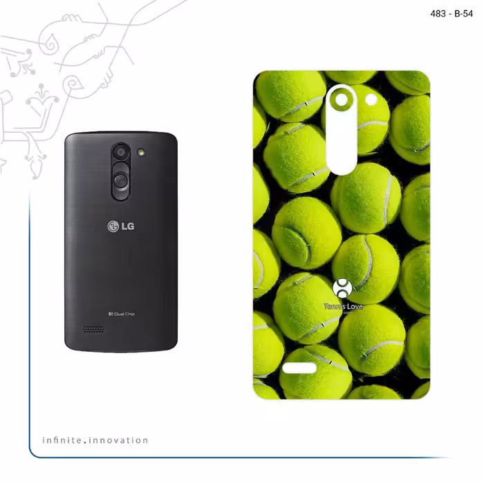 برچسب پوششی ماهوت مدل Tennis مناسب برای گوشی موبایل ال جی L Bello