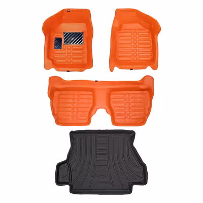 کفپوش پنج بعدی خودرو پانیذ مدل EVA01 مناسب برای ساینا به همراه کفپوش صندوق