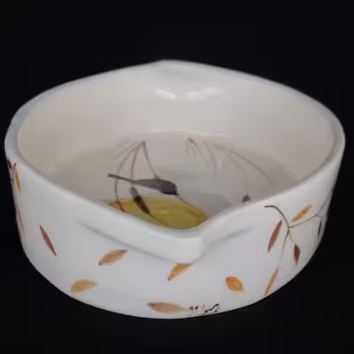 شکلات خوری سرامیکی هیوا طرح بته جقه مدل چکاوک کد 11025703