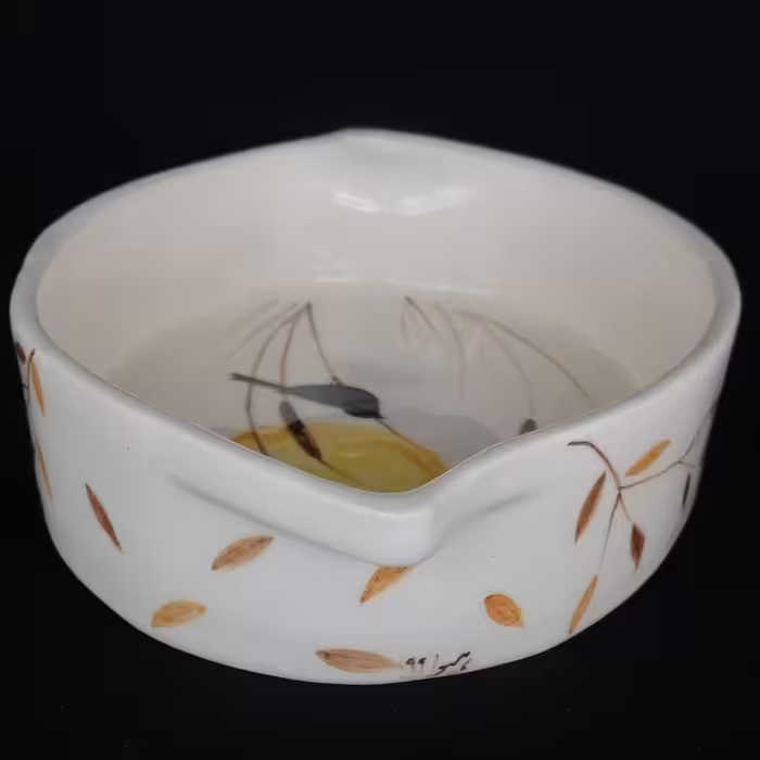 شکلات خوری سرامیکی هیوا طرح بته جقه مدل چکاوک کد 11025703