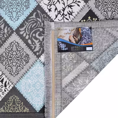 گلیم ماشینی دنیای فرش مدل جیران کد 1065