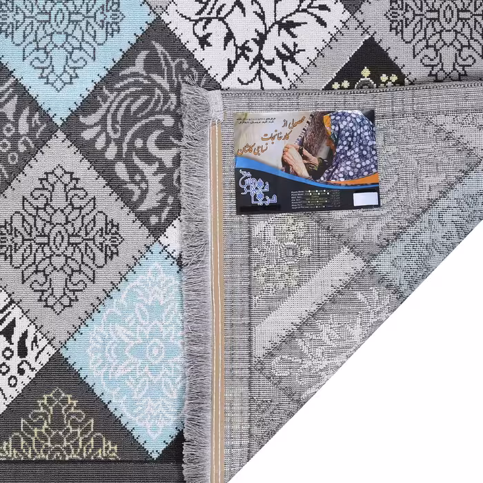 گلیم ماشینی دنیای فرش مدل جیران کد 1065