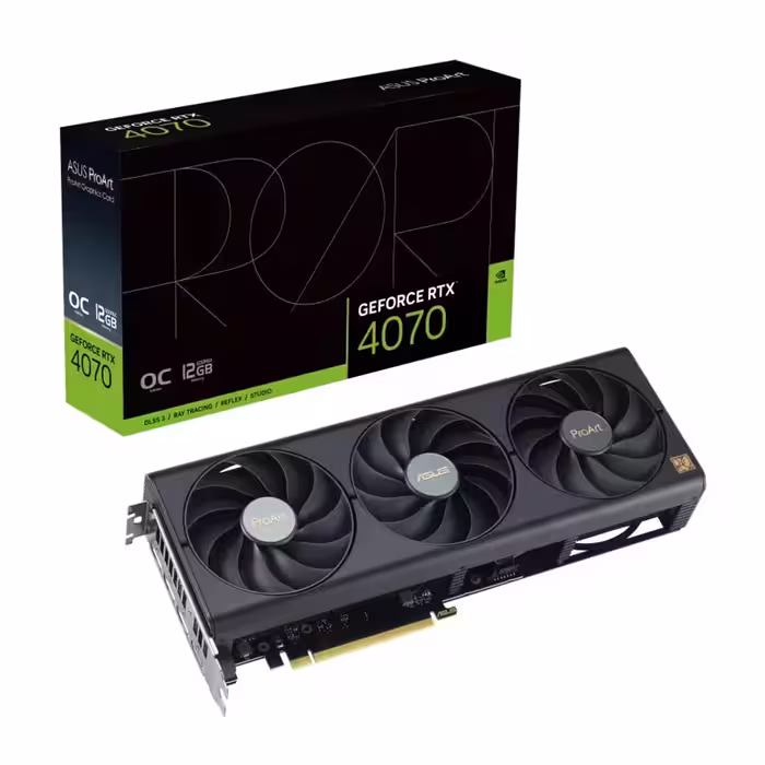 کارت گرافیک ایسوس ProArt GeForce RTX 4070 OC Edition 12GB GDDR6X