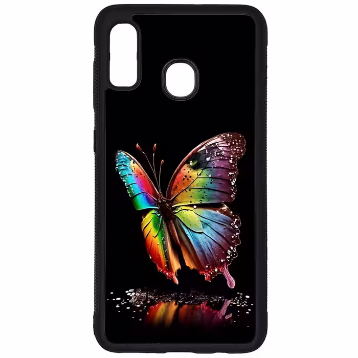 کاور طرح پروانه کد G-038 مناسب برای گوشی موبایل سامسونگ Galaxy A20 / A30 | دیجی قاب دونی