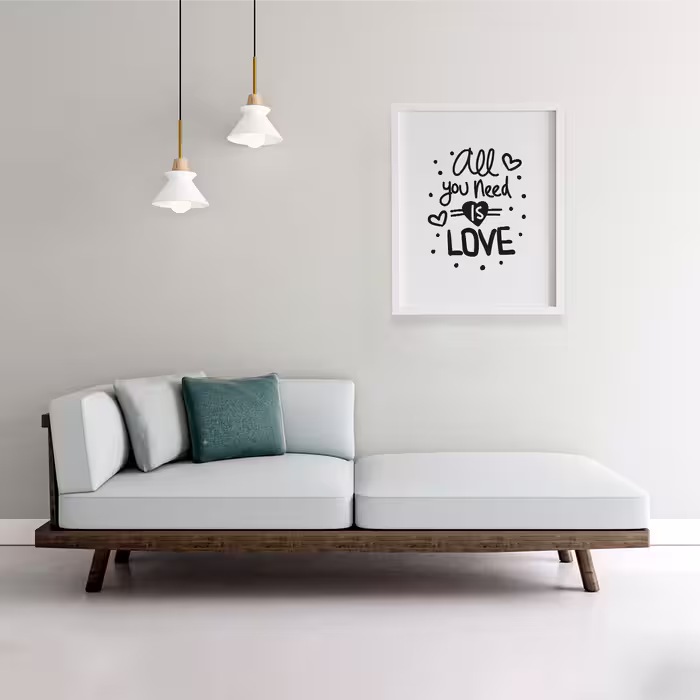 تابلو مدل نوشته انگلیسی طرح LOVE کد 320