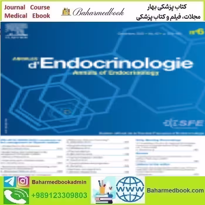 Annales d’Endocrinologie Volume 81 Issue 1 to 6 2020 TRUE P