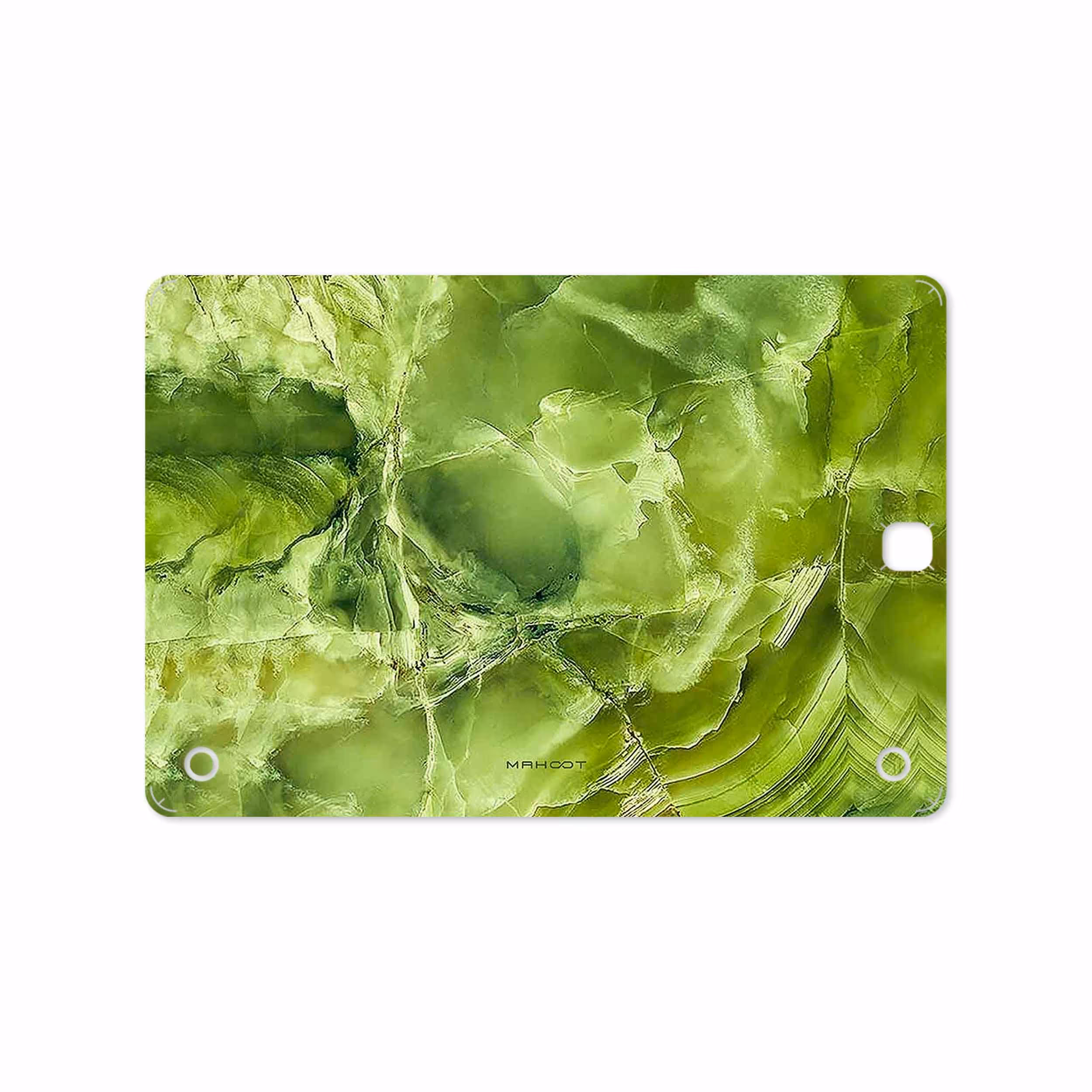 برچسب پوششی ماهوت مدل Green Crystal Marble مناسب برای تبلت سامسونگ Galaxy Tab A 9.7 2015 T555