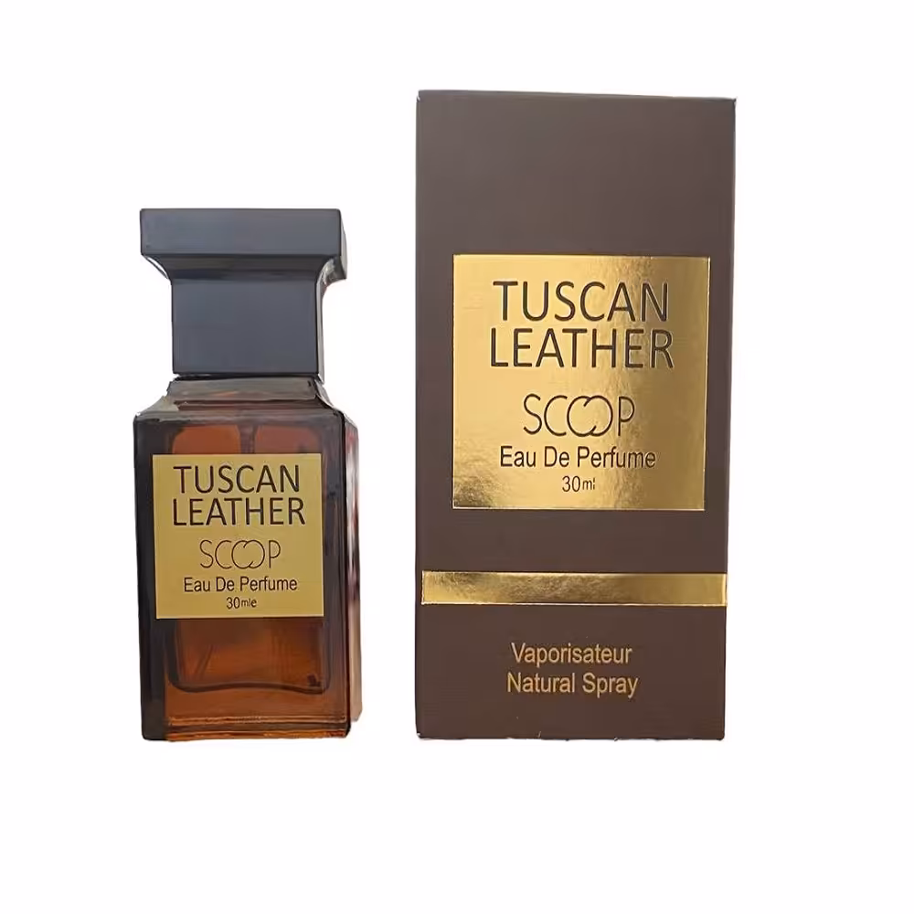 عطر جیبی مردانه اسکوپ مدل تام فورد توسکان لدر حجم 30 میلی لیتر