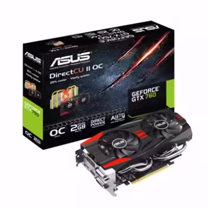 کارت گرافیک ایسوس GTX 760 DirectCU II OC