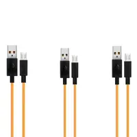  کابل تبدیل USB به microUSB ریلمی کد 007 طول 1 متر بسته 3 عددی