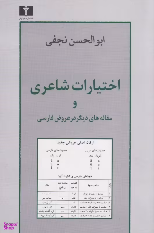 اختیارات شاعری و مقاله‌های دیگر در عروض فارسی