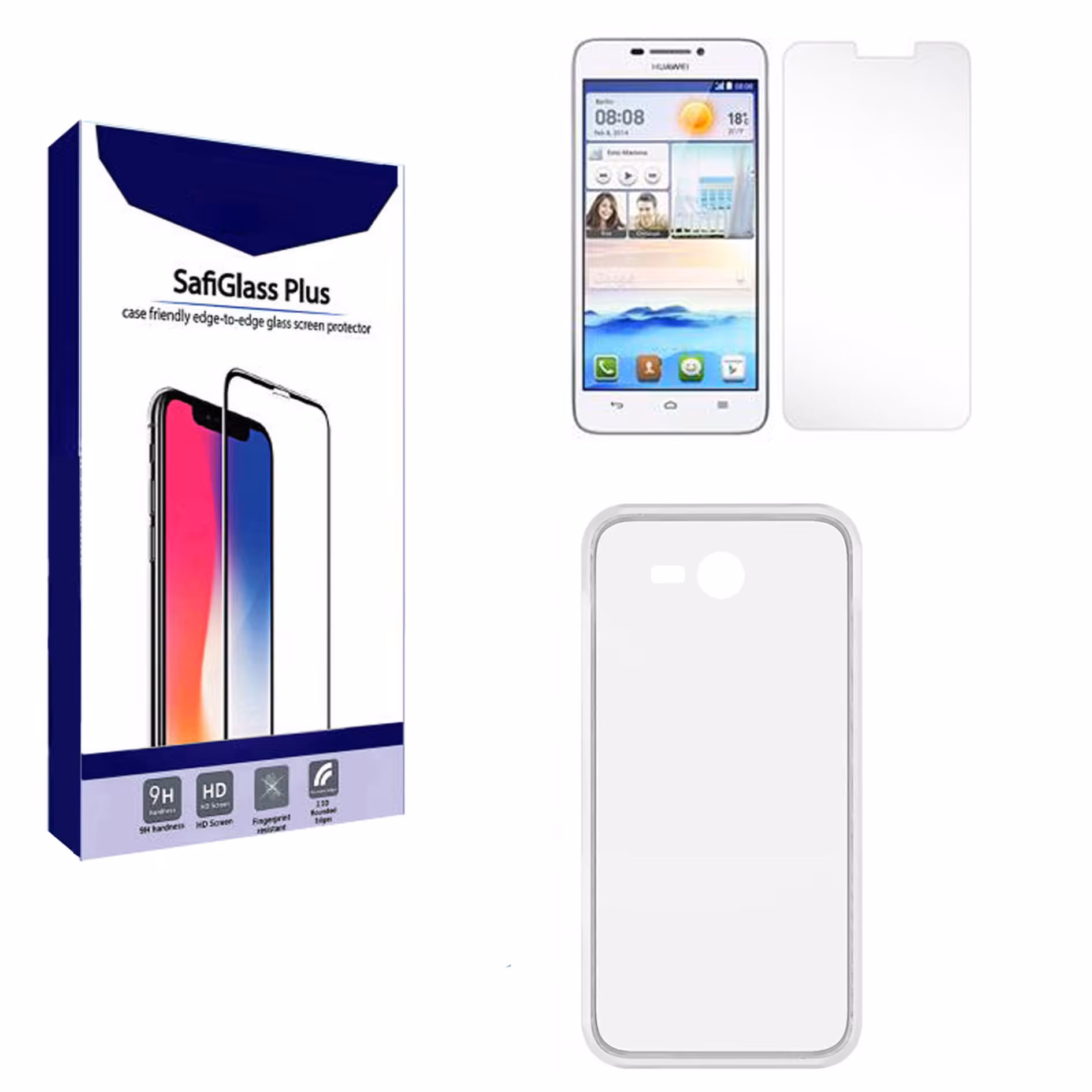 کاور مدل BM-DL.TM مناسب برای گوشی موبایل هوآوی Ascend Y511 به همراه محافظ صفحه نمایش