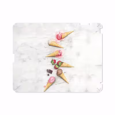 برچسب پوششی ماهوت مدل Funnel ice cream مناسب برای تبلت اپل iPad 2 2011 A1397