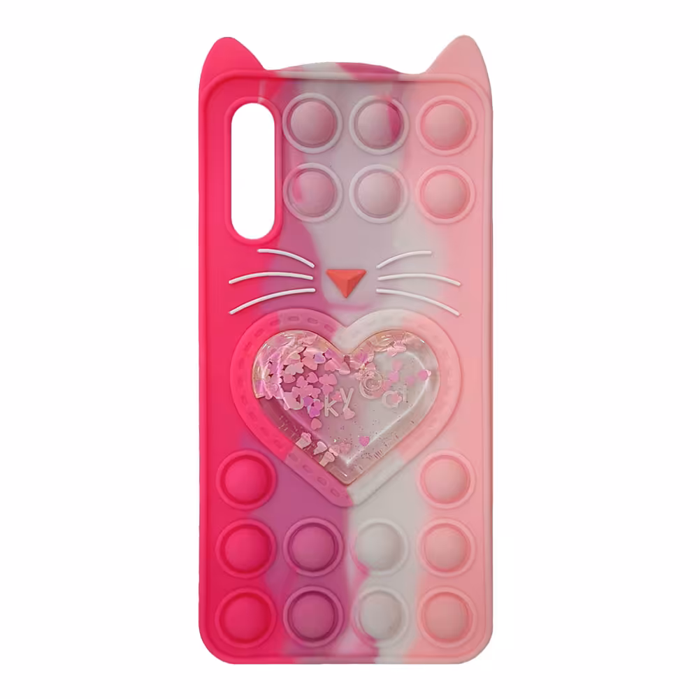 قاب سیلیکونی گربه ای آکواریومی Lucky Cat پاپیتی سامسونگ A70