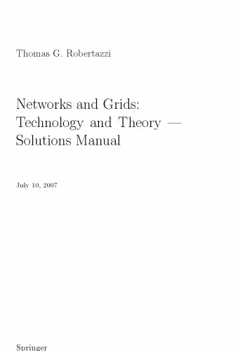 خرید و دانلود نسخه کامل کتاب Networks and Grids: Technology and Theory (Information Technology: Transmission, Processing and Storage)