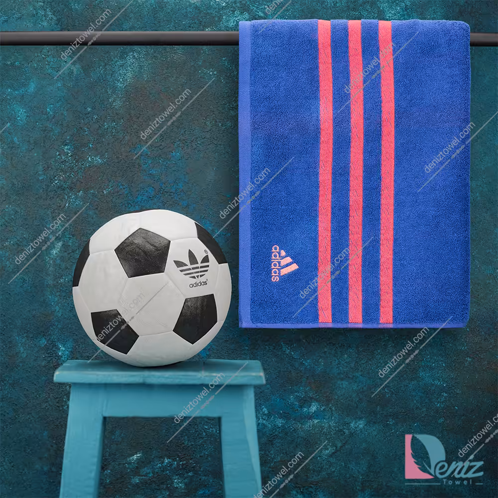 حوله استخری adidas بنفش ، گلبهی