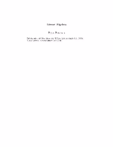 خرید و دانلود نسخه کامل کتاب Linear algebra