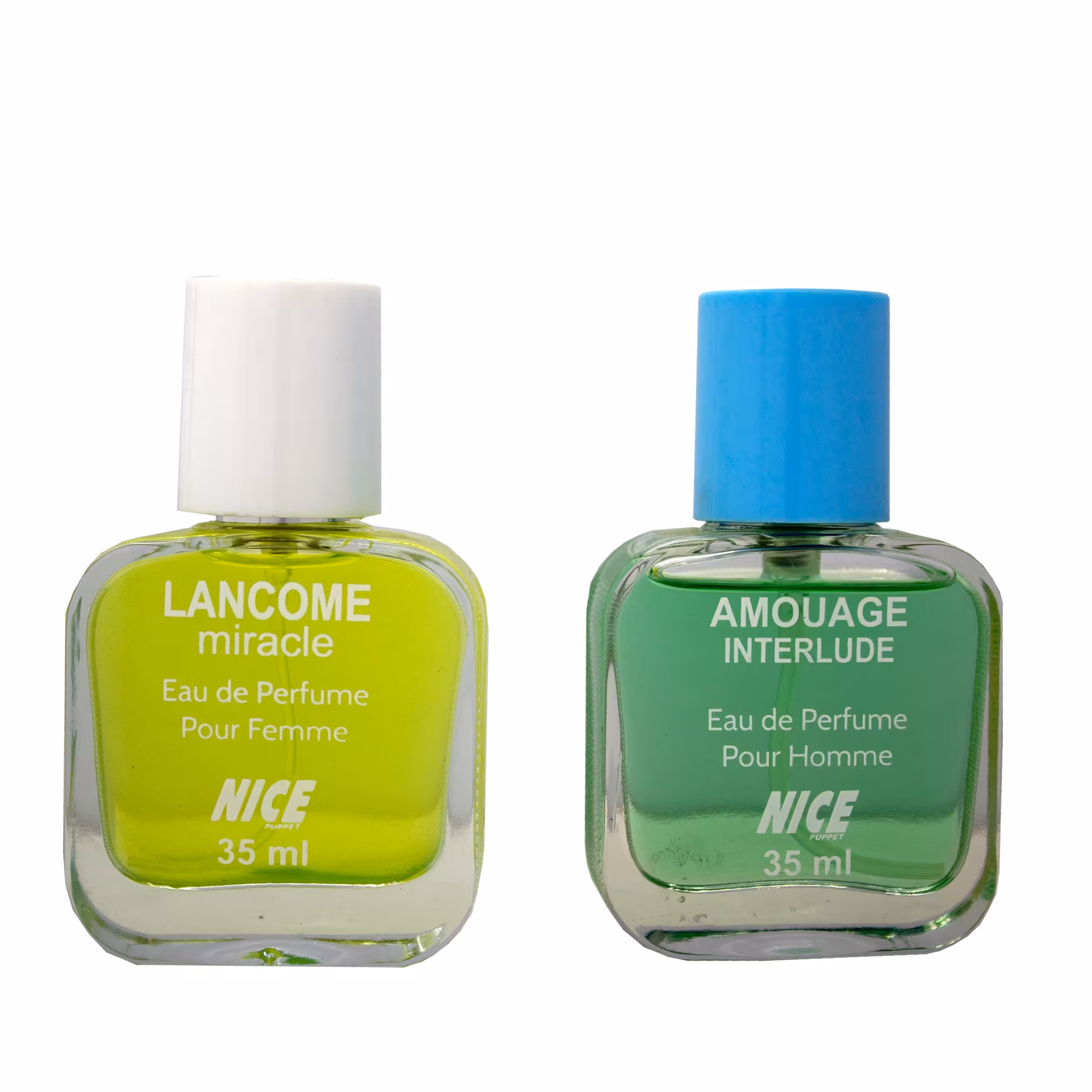 عطر جیبی زنانه نایس پاپت مدل LANCOME miracle حجم 35 میلی لیتر به همراه عطر جیبی زنانه نایس پاپت مدل AMOUAGE حجم 35 میلی لیتر