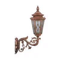چراغ دیواری پارکی تکشیدفام مدل معبد ویسپر کد 7404-16