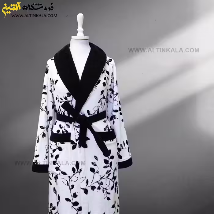 حوله تنپوش پودایران طرح نوژان مشکی سایز 125