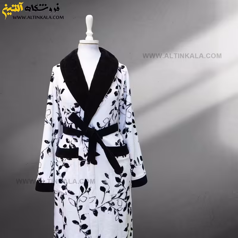حوله تنپوش پودایران طرح نوژان مشکی سایز 125
