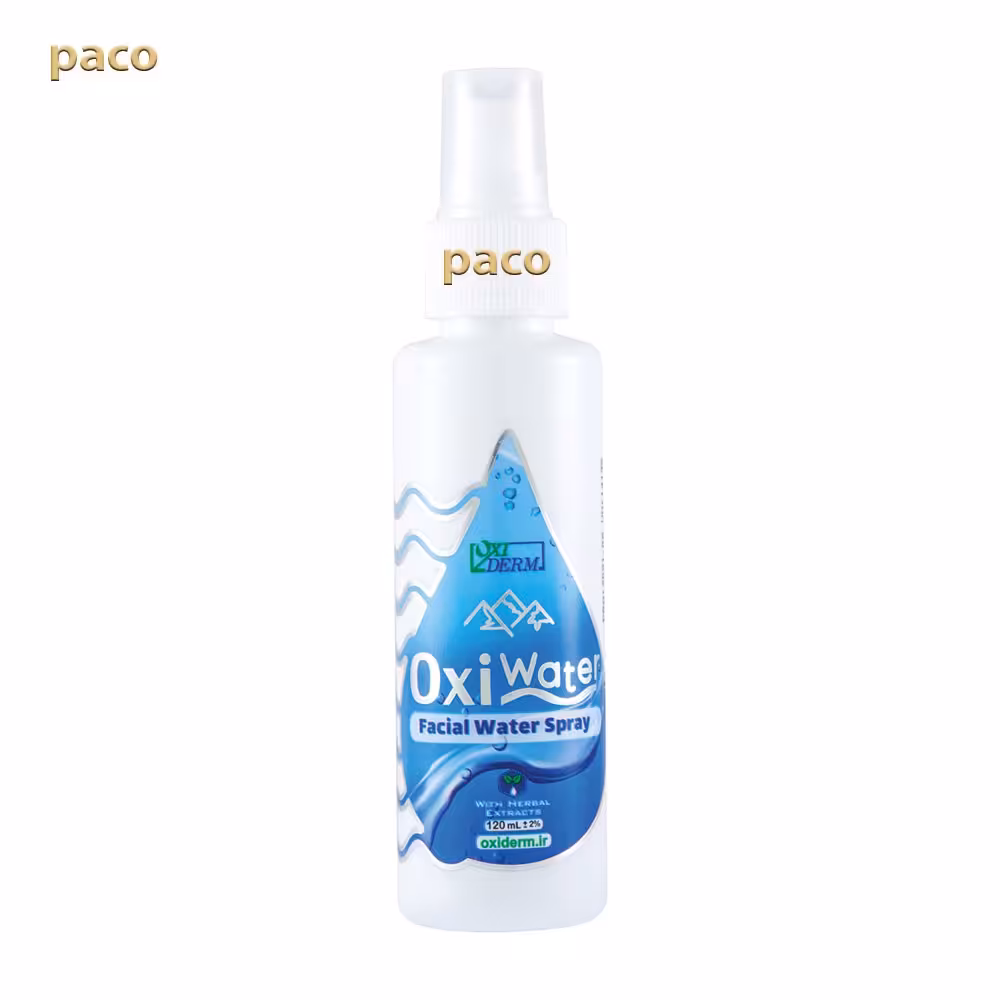 اسپری آبرسان اکسی واتر 120cc-رفع خشکی پوست-کاهش التهاب پوست-آنتی اکسیدان-خنک کننده