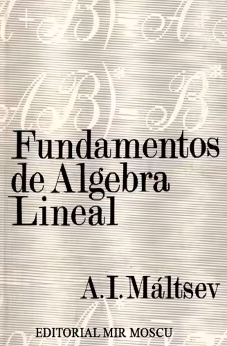 خرید و دانلود نسخه کامل کتاب Fundamentos de Algebra Lineal