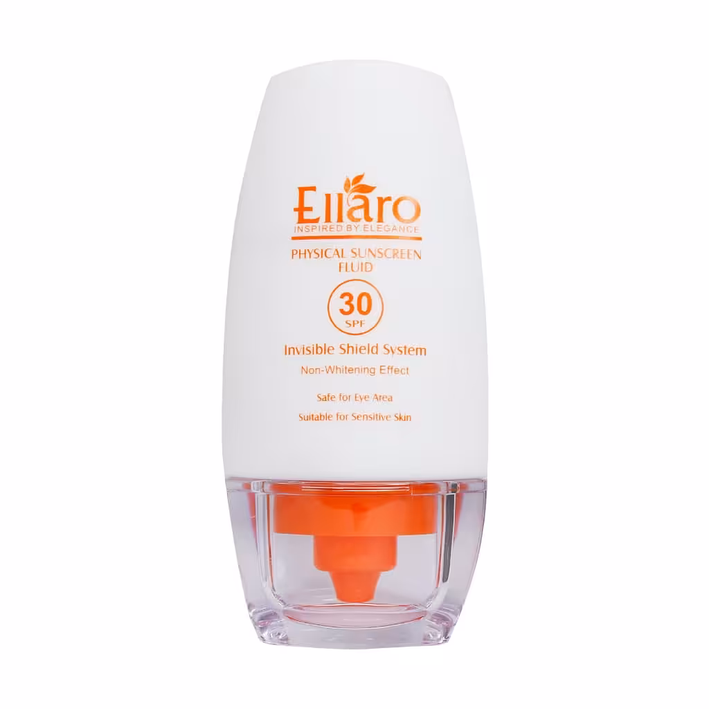 فلویید ضد آفتاب فیزیکال SPF 30 الاور | مناسب پوست حساس | 50ml