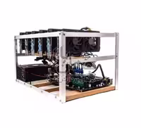 سیستم مخصوص ریگ ماینینگ 8 کارت گرافیک rx580 xfx