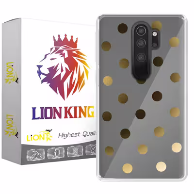 کاور لاین کینگ مدل پردایره طلاییB مناسب برای گوشی موبایل شیایومی Redmi Note 8 Pro