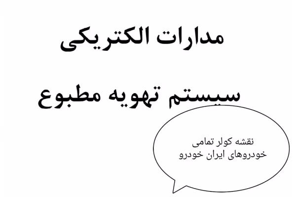 تمامی نقشه های کولر خودرو های ایران خودرو - کتابخانه مجازی واتیکان
