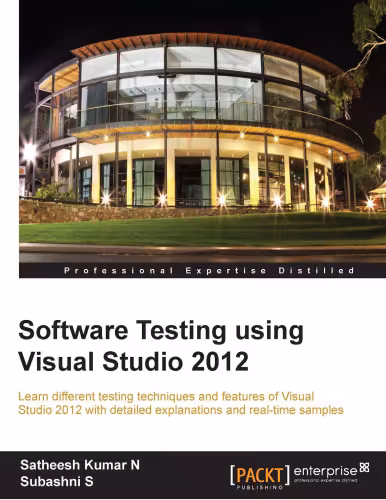 خرید و دانلود نسخه کامل کتاب Software Testing using Visual Studio 2012