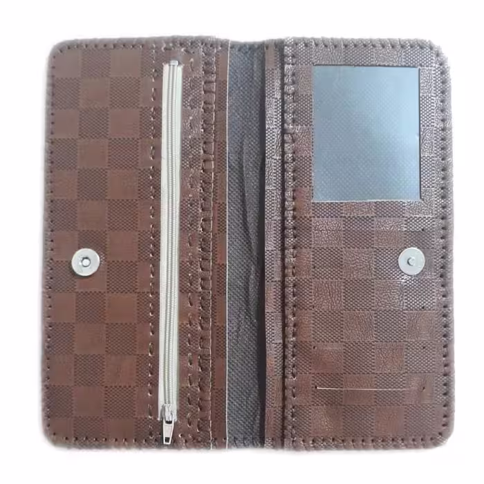 کیف پول طرح چهار خانه