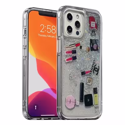 کاور مدل لوازم آرایشی مناسب برای گوشی موبایل اپل iPhone 13 Pro