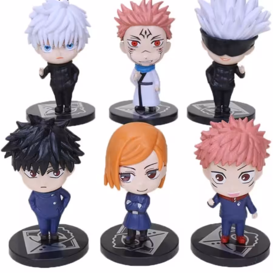 فیگور مدل جوجوتسو کایسن Jujutsu Kaisen مجموعه 6 عددی